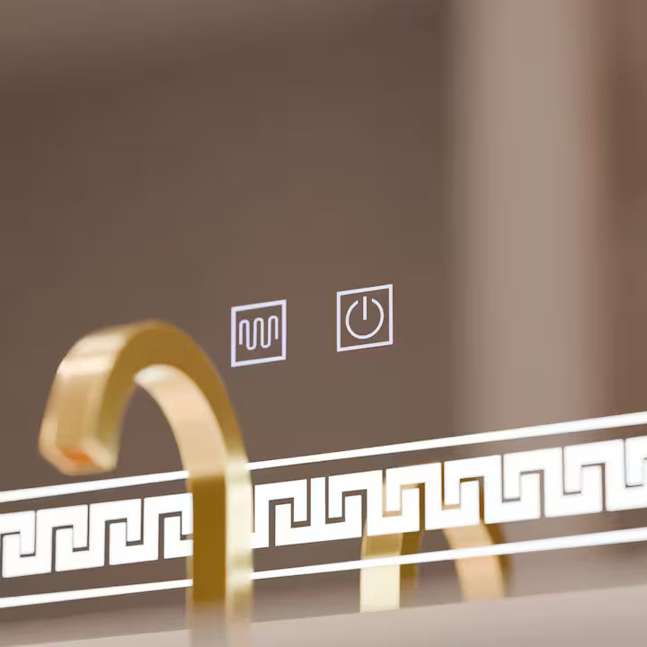 Oglinda LED Rectangulara, 60x80cm Touch, Sistem Dezaburire E27S