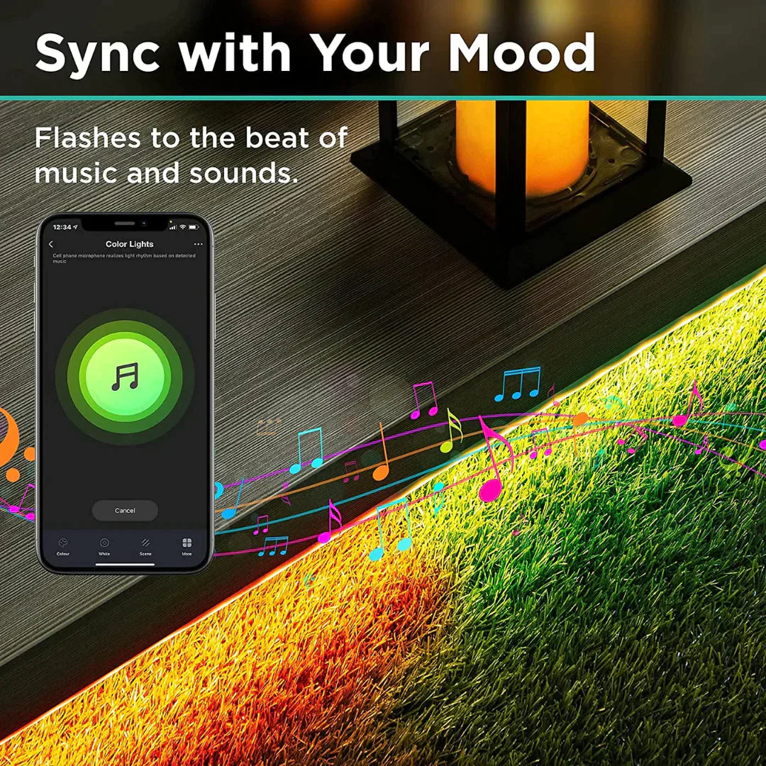 KIT NEON FLEX LED RGB IC SMART DIGITAL 12V 5m Telecomanda