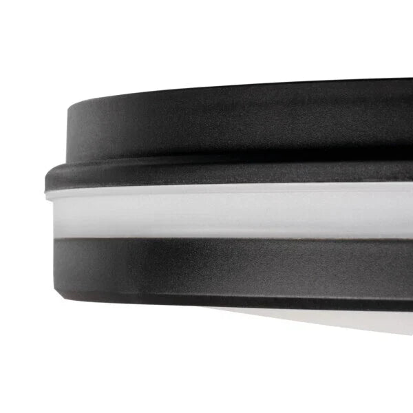 Plafoniera LED 40W 30cm IP44 Miraq Black Exterior