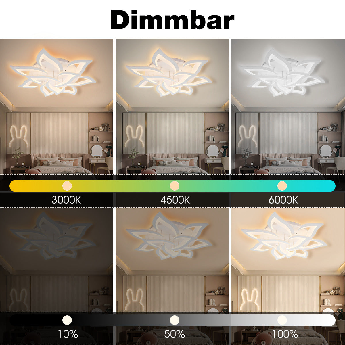 Lustra LED NARCISSE GRANDE Telecomanda Echivalent 800W