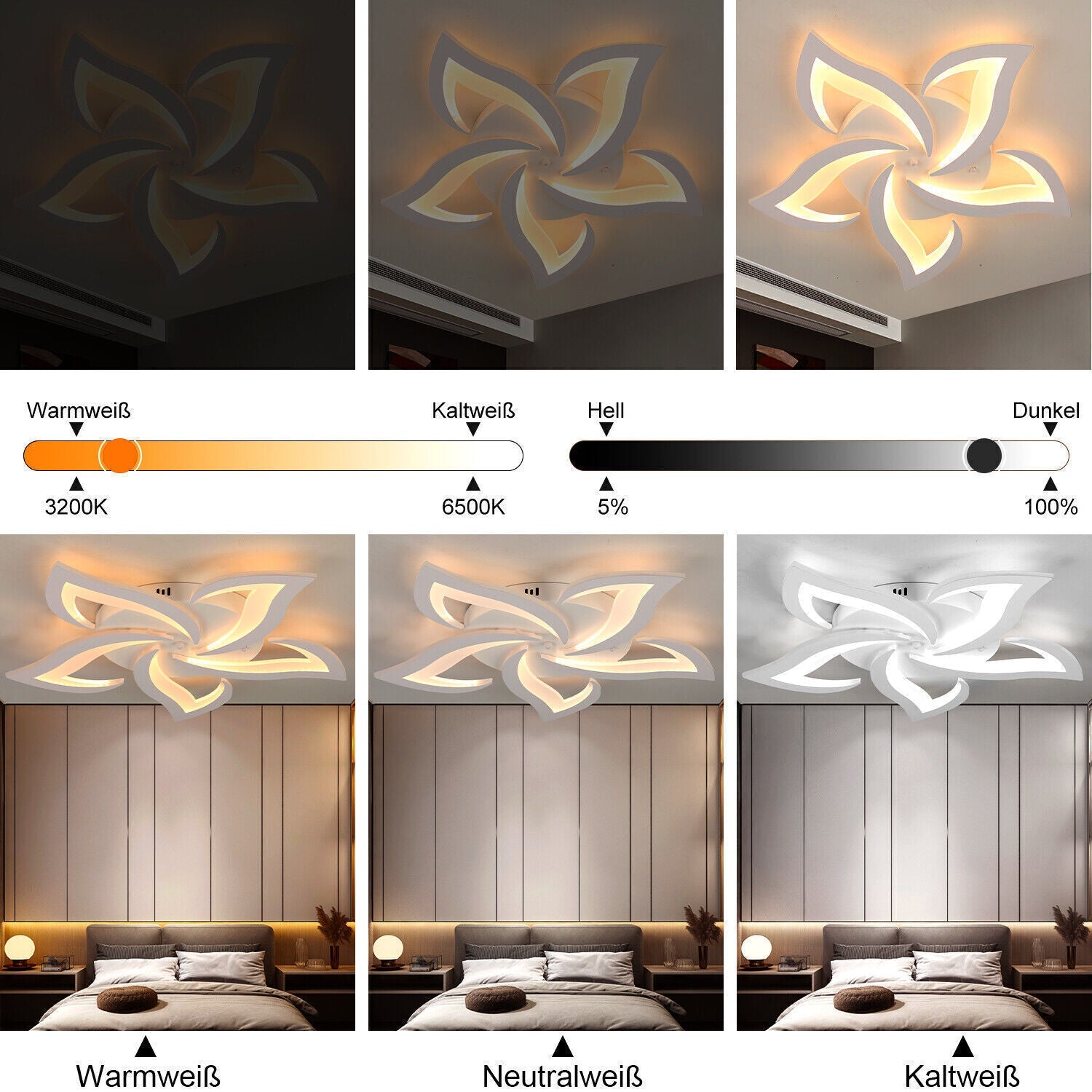 Lustra Led Narcisse Telecomanda Echivalent 500W Lighting Fixtures