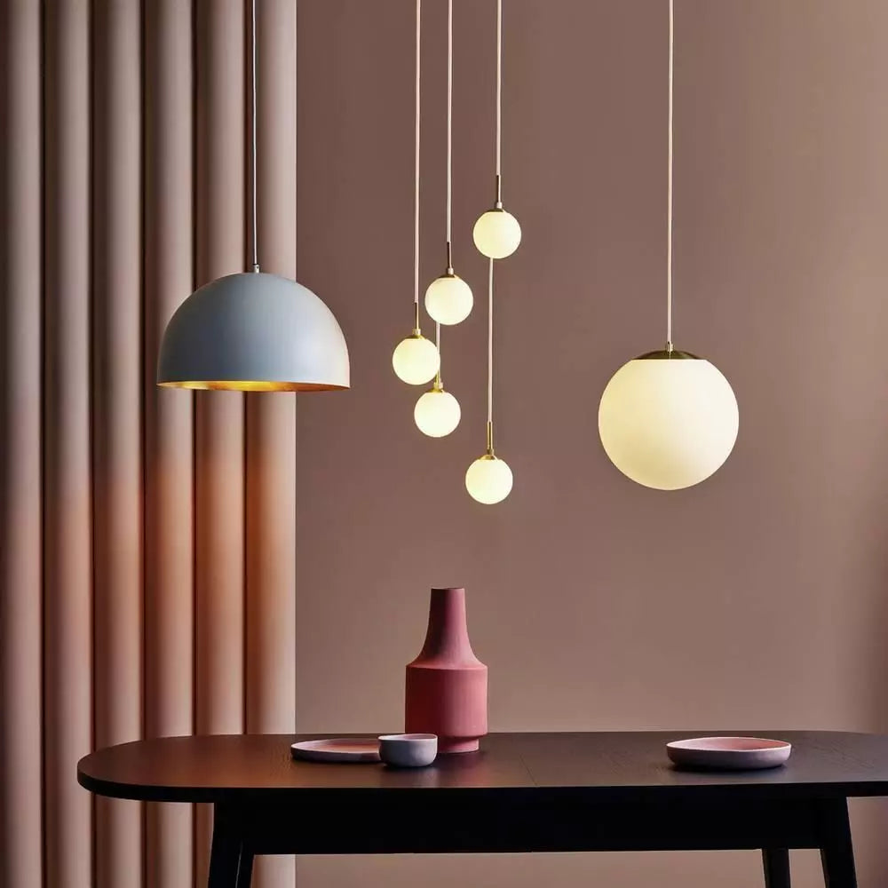 Pendul Abajur Mat Golden