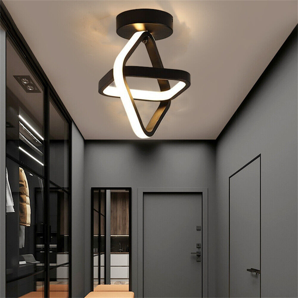 Lustra LED INFINITY SQUARE Black Echivalent 200W