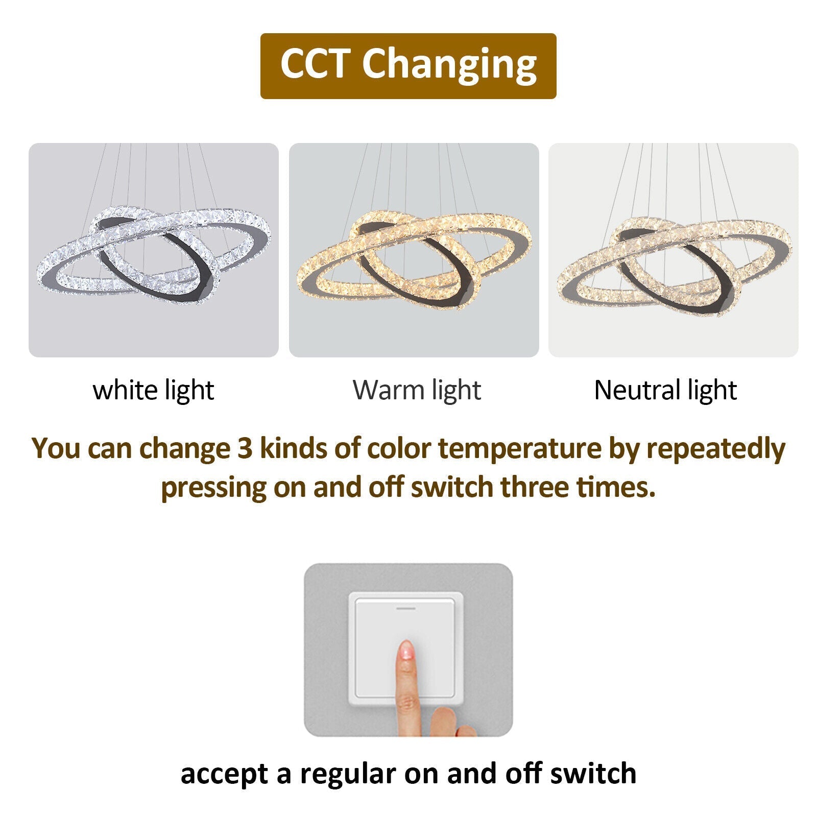 Lustra LED 2 Segmente CRISTAL SLIM Echivalent 500W Telecomanda