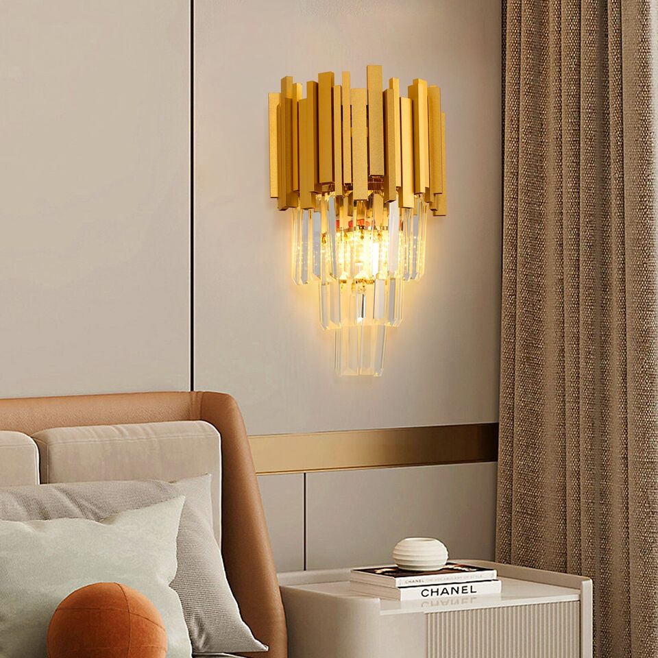 Aplica Perete Cristal GLORY Aurie