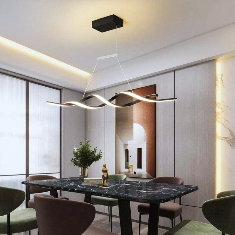 Lustra LED Suspendata Black Swan Echivalent 300W