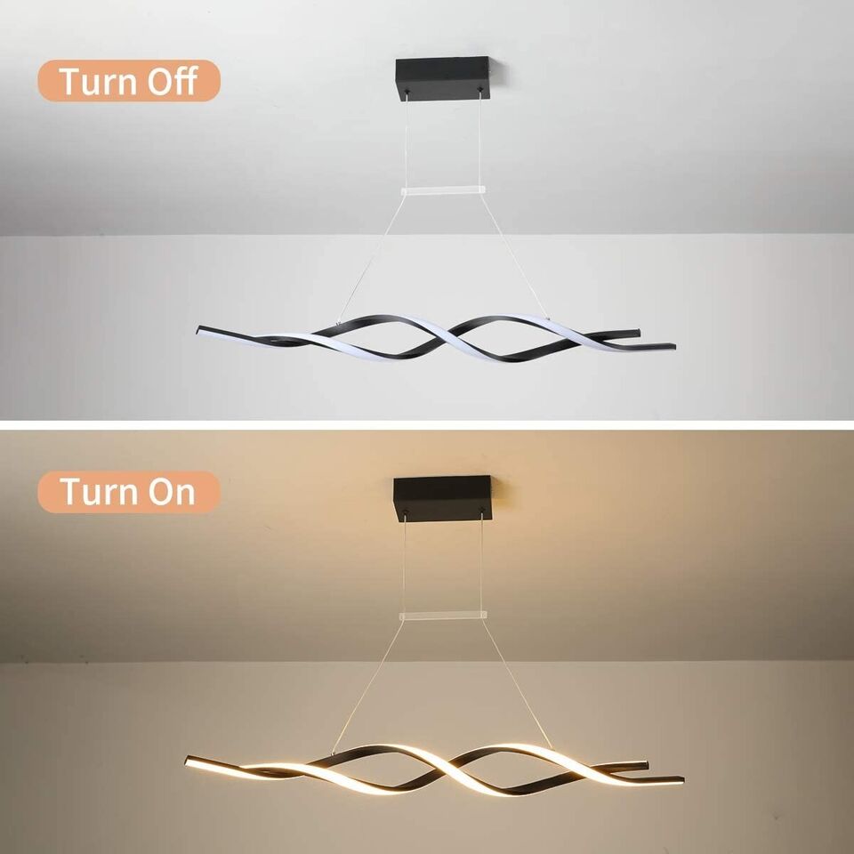 Lustra LED Suspendata Black Swan Echivalent 300W