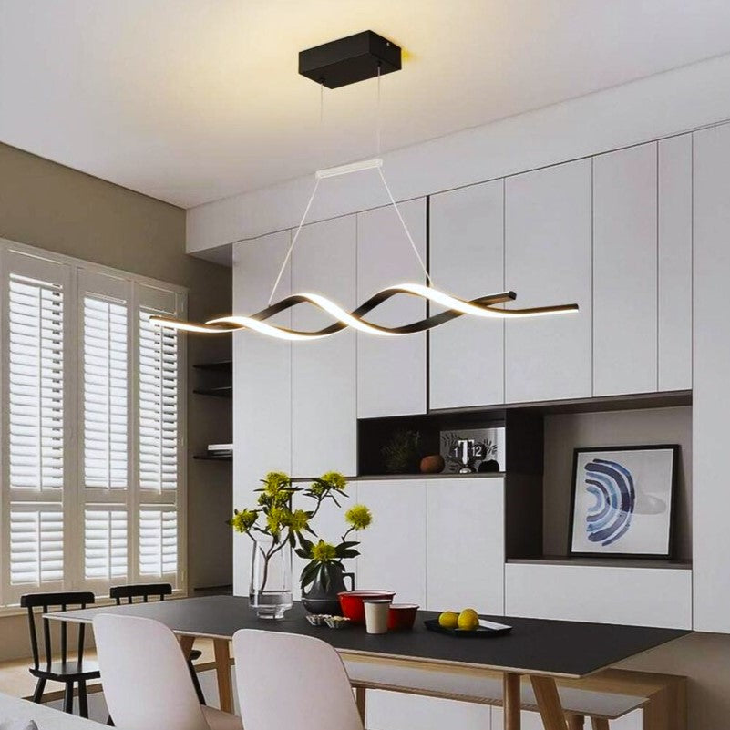 Lustra LED Suspendata Black Swan Echivalent 300W