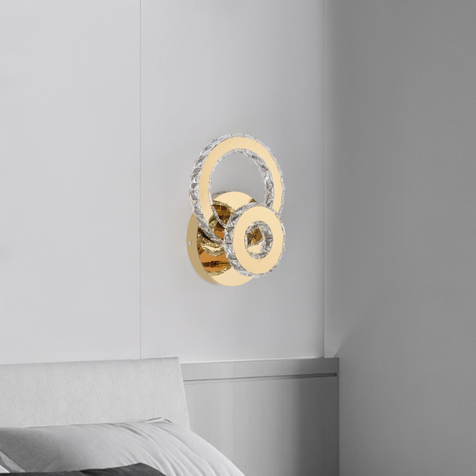 Aplica LED 40W Cristal DAIANA Gold