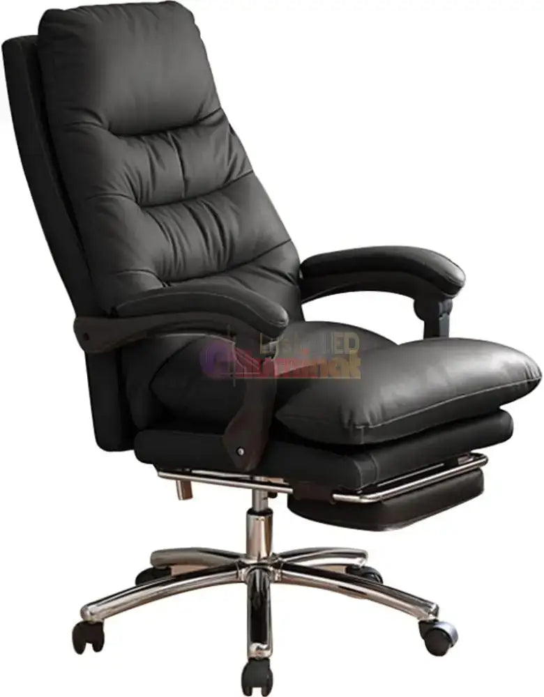 Scaun De Birou Premium Reglabil Wf-6055 Negru Chairs