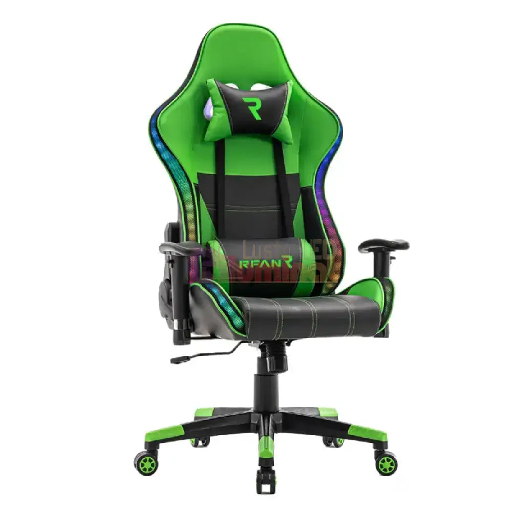 Scaun De Gaming Premium Immersion Chairs Green Boc-778