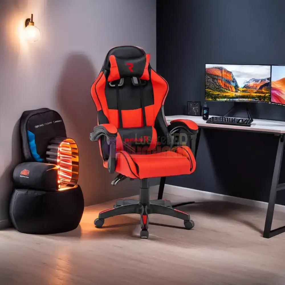 Scaun De Gaming Tron Thrones Red-Black Boc-730 Chairs