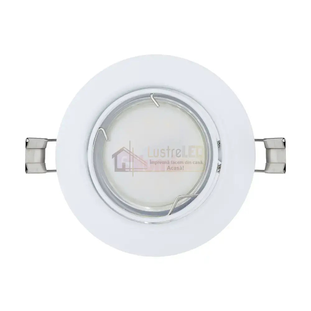 Set 3 Spoturi PENETO EGLO / Rotund / Alb / ⌀87mm / Incastrabil led spot light