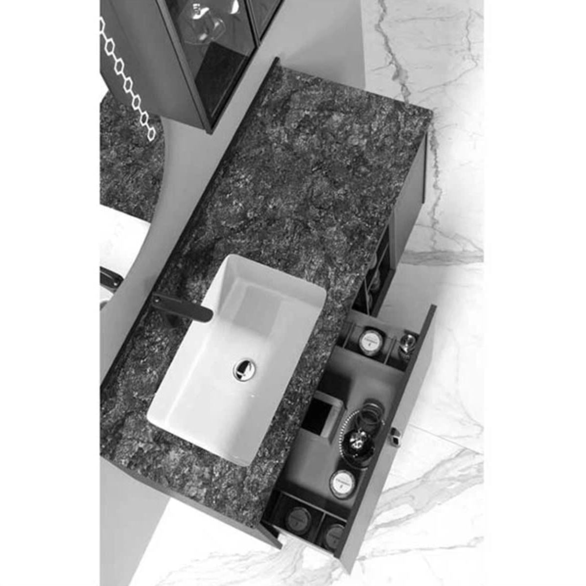 Set Mobilier Baie 100cm Serenity Gray