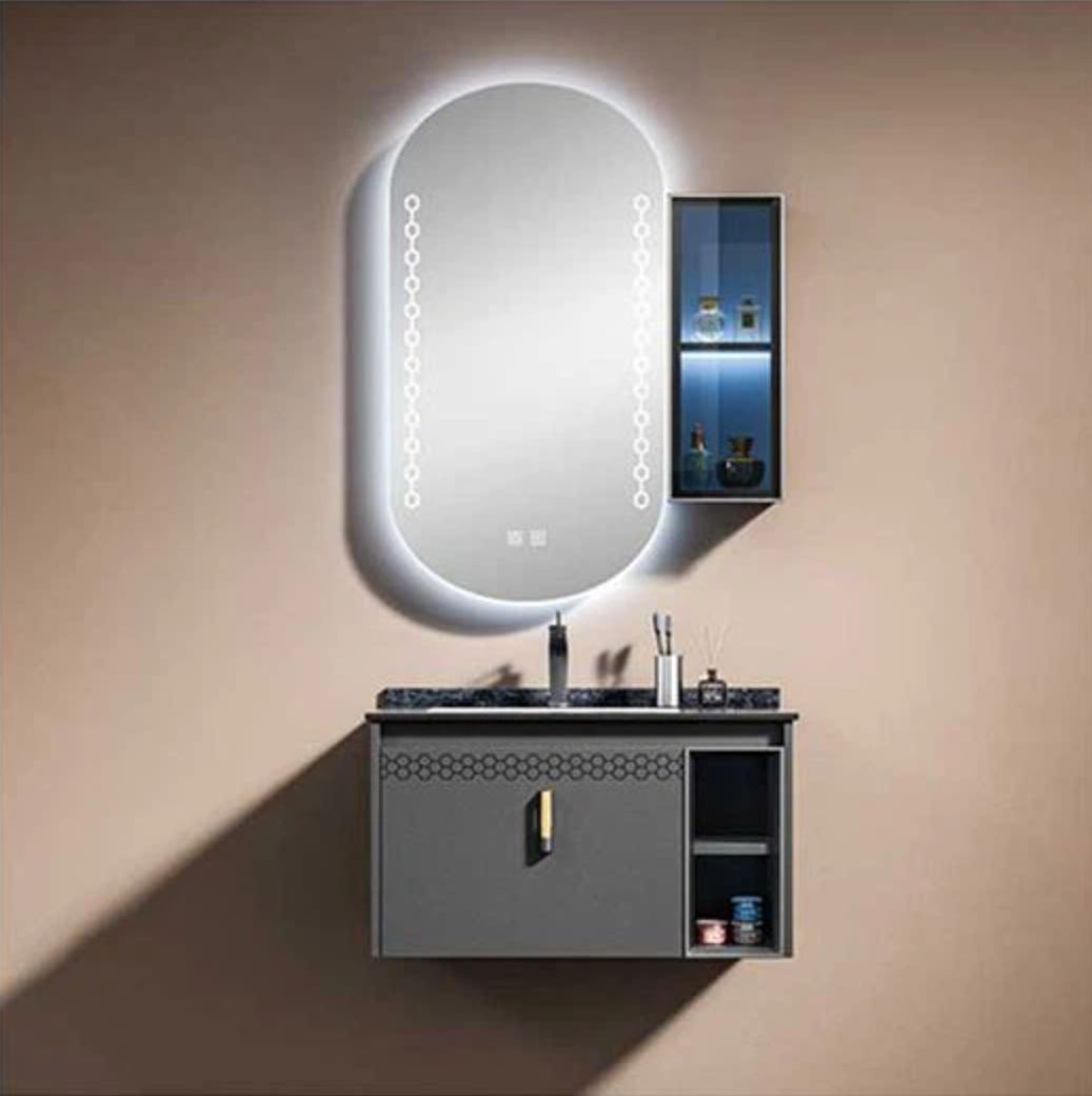 Set Mobilier Baie 80cm Serenity Gray