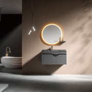 Set Mobilier Baie 80cm Gray Luxury T9002