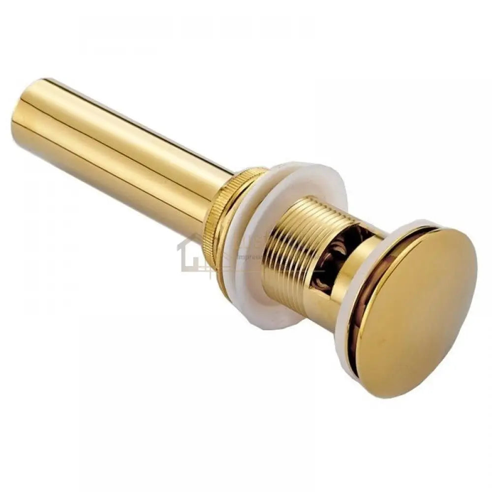 Sifon Lavoar Gold Cu Sistem De Prea Plin Modern Faucets