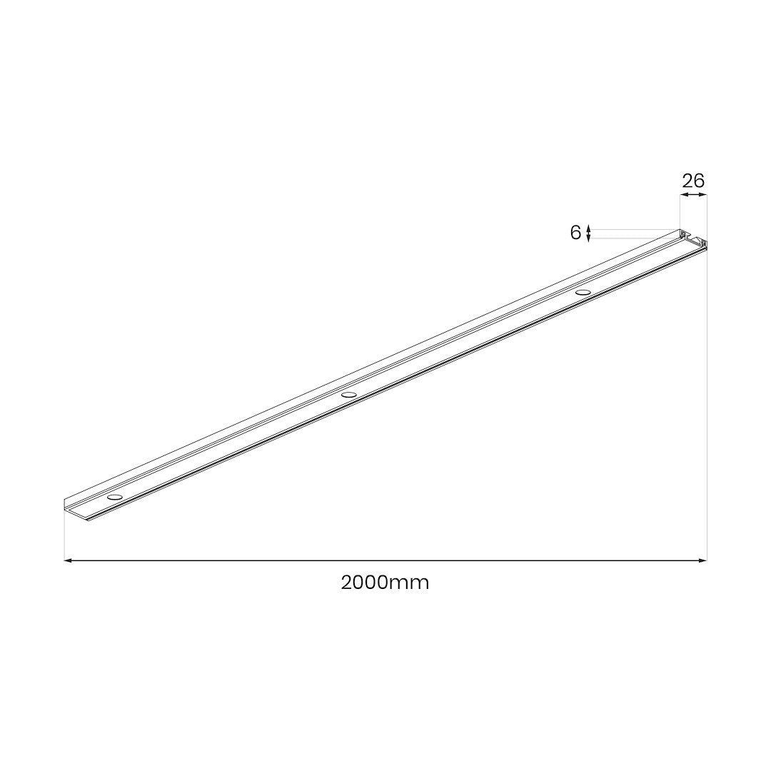 Sina Magnetica Aplicata Hyper Black Premium 200CM