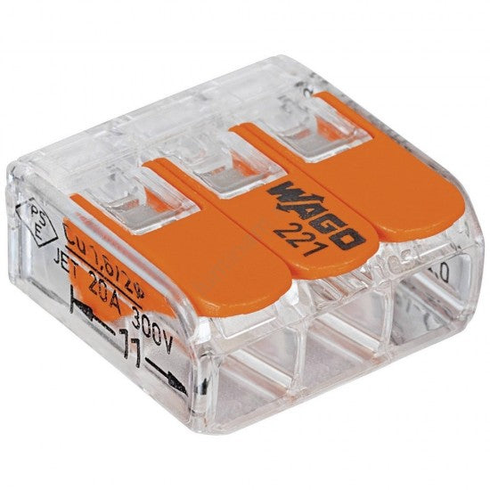 Conector Wago 3 Poli 0.08-4 mm 32A 400V
