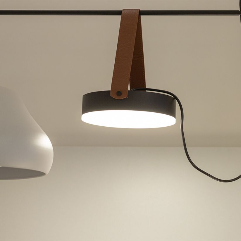 Lustra LED Unique SPECTRUM Black Suspendata 1 Sursa Echivalent 75W