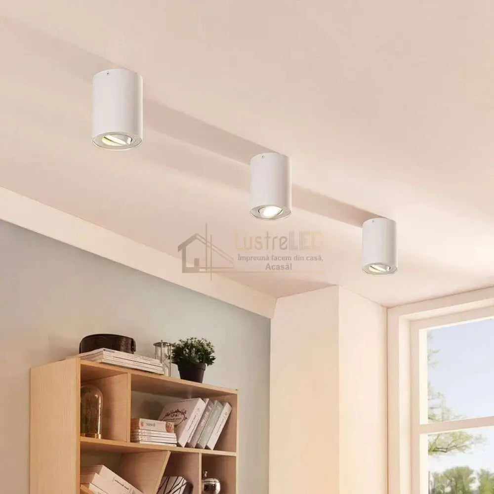 Spot Aplicat Cilindric Alb Dulie Gu10 10CM GU10 / ALBA / SPOT LED APLICAT led ceiling light