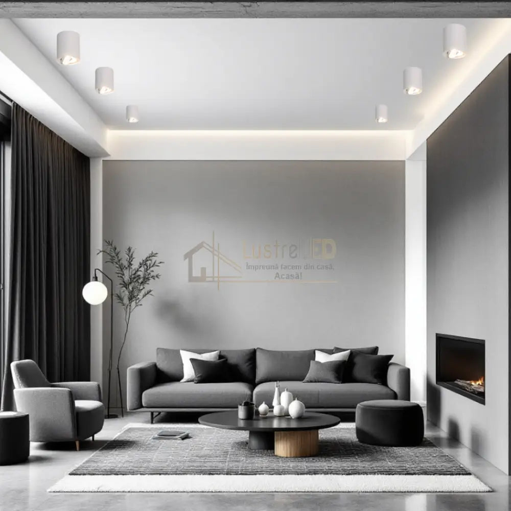 Spot Aplicat Cilindric Alb Dulie Gu10 10CM GU10 / ALBA / SPOT LED APLICAT led ceiling light
