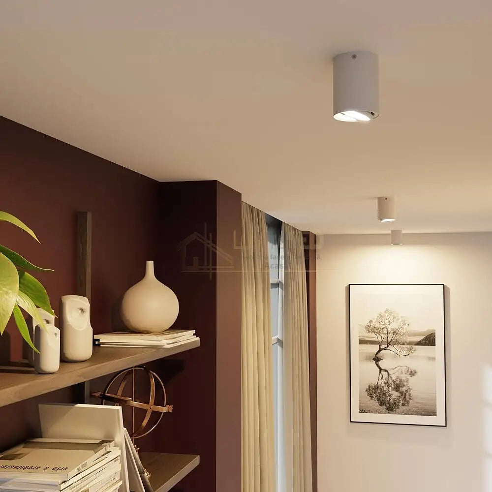Spot Aplicat Cilindric Alb Dulie Gu10 10CM GU10 / ALBA / SPOT LED APLICAT led ceiling light