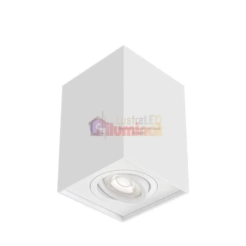 Spot Aplicat Dreptunghiular Alb Dulie GU10 12.5CM SPOT LED APLICAT / GU10 / ALBA led ceiling light