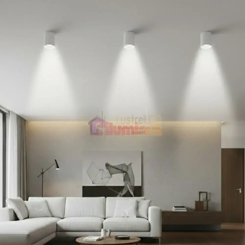 Spot Aplicat Dreptunghiular Alb Dulie GU10 12.5CM SPOT LED APLICAT / GU10 / ALBA led ceiling light