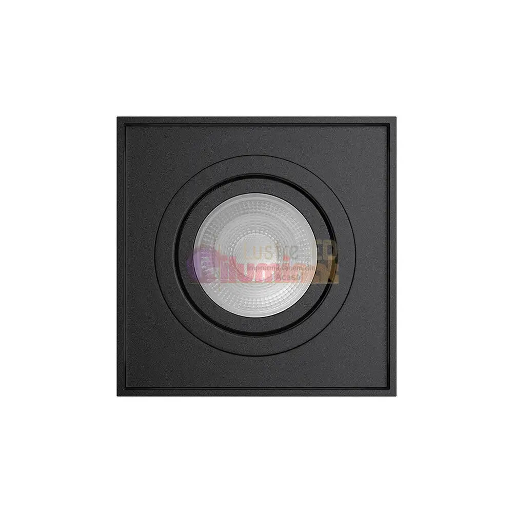 Spot Aplicat Dreptunghiular Negru Dulie GU10 12.5CM SPOT LED APLICAT / GU10 / NEAGRA led ceiling light