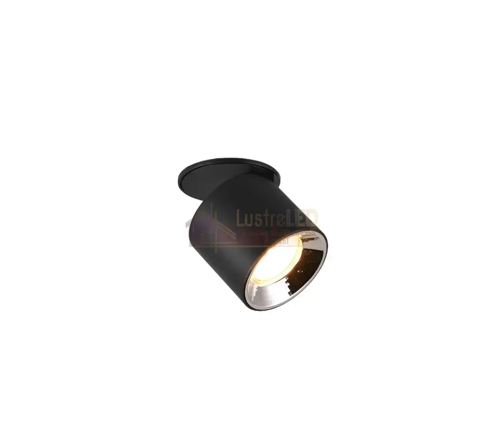 Spot LED Cilindric Aplicat Negru Dulie GU10 Ø8.7x12CM led ceiling light