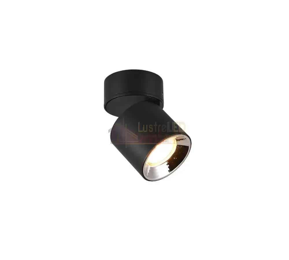 Spot LED Cilindric Aplicat Negru Dulie GU10 Ø8.7x12CM led ceiling light