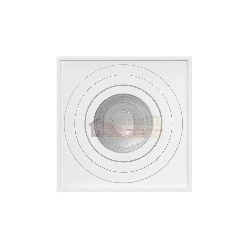 Spot Aplicat Patrat Fascicul Reglabil Alb Dulie GU10 L80xH100mm led ceiling light