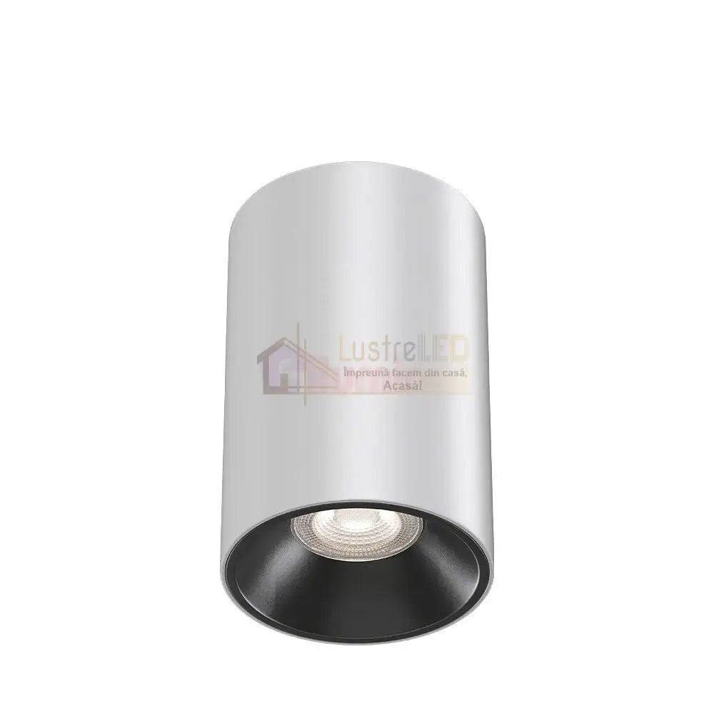 Spot Aplicat Rotund Alb & Negru Dulie GU10 Ø80x117mm led ceiling light