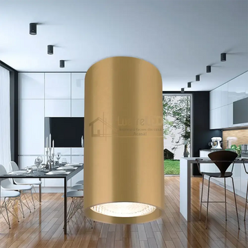 Spot Cilindric Aplicat GAMA Gold 10cm lustreled.ro