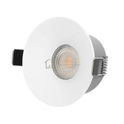 Spot COB LED 12W Rotund Alb / ⌀78mm / Incastrabil / Lumina Calda lustreled.ro