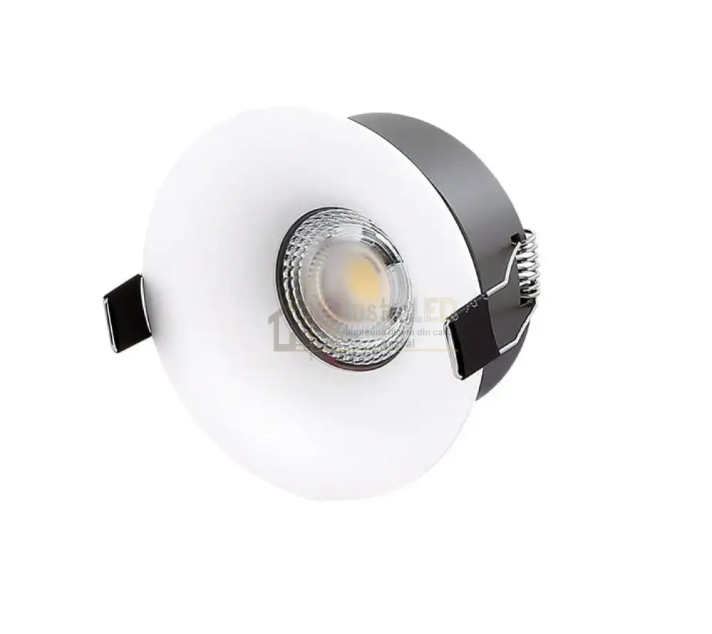Spot COB LED 12W Rotund Alb / ⌀78mm / Incastrabil / Lumina Neutra lustreled.ro