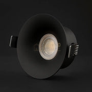 Spot COB LED 12W Rotund Negru / ⌀78mm / Incastrabil / Lumina Neutra lustreled.ro