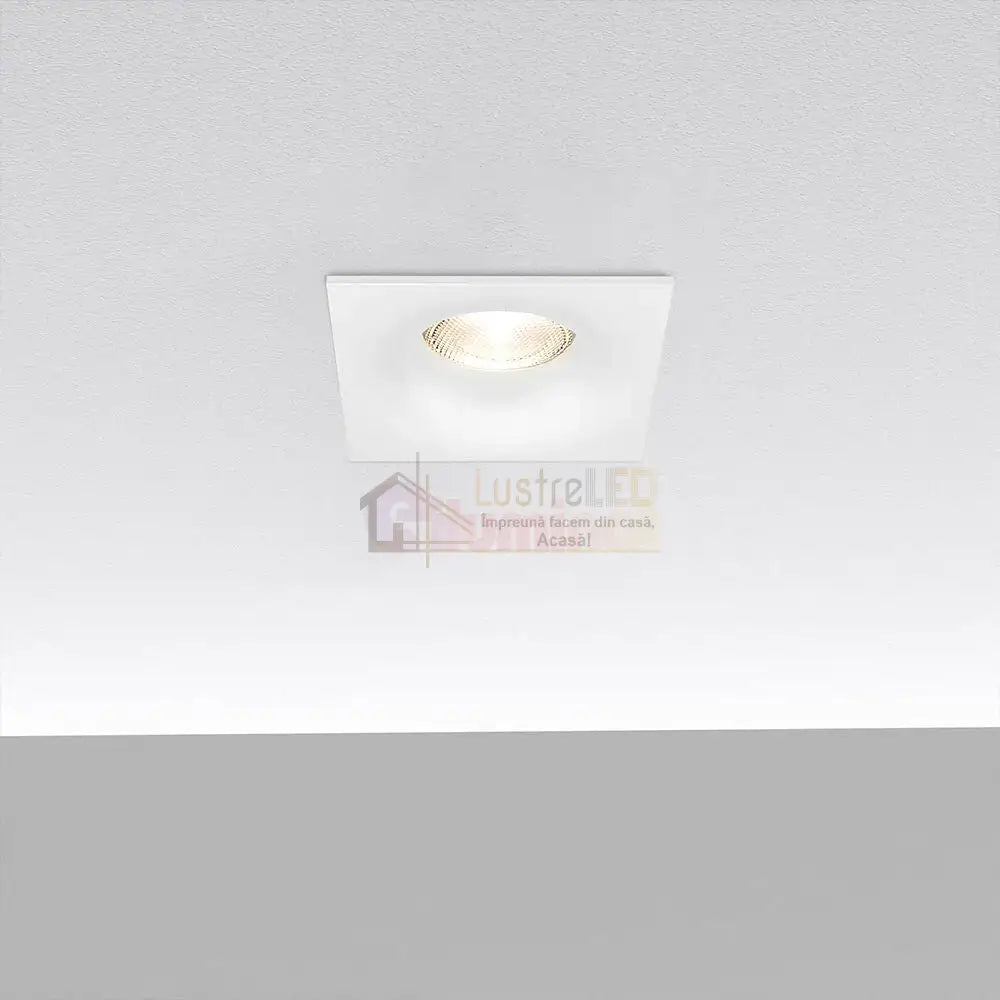 Spot Incastrat Patrat Alb Dulie MR16 L84xH37mm led ceiling light