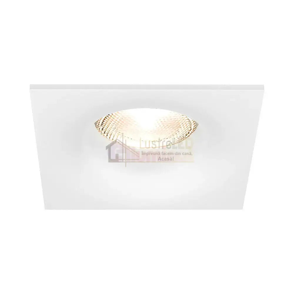 Spot Incastrat Patrat Alb Dulie MR16 L84xH37mm led ceiling light
