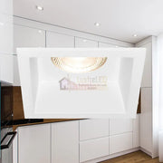 Spot Incastrat Patrat Alb Dulie MR16 L86xH40mm led ceiling light