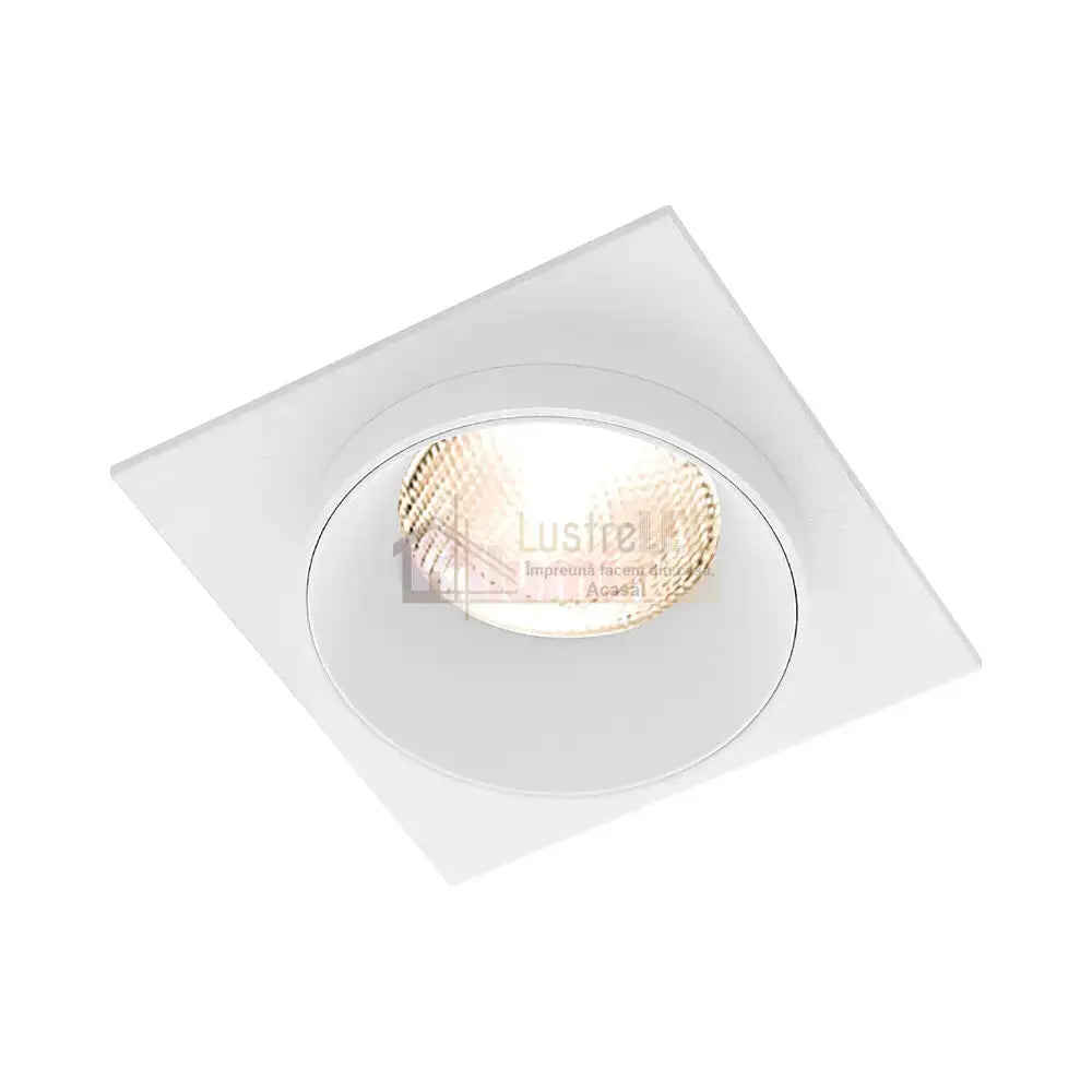 Spot Incastrat Patrat Alb Dulie GU10 Ø92x38mm led ceiling light