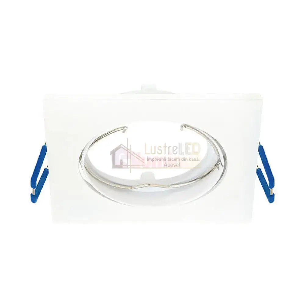Spot Incastrat Patrat Fascicul Reglabil Alb Dulie MR16 L82xH23mm led ceiling light
