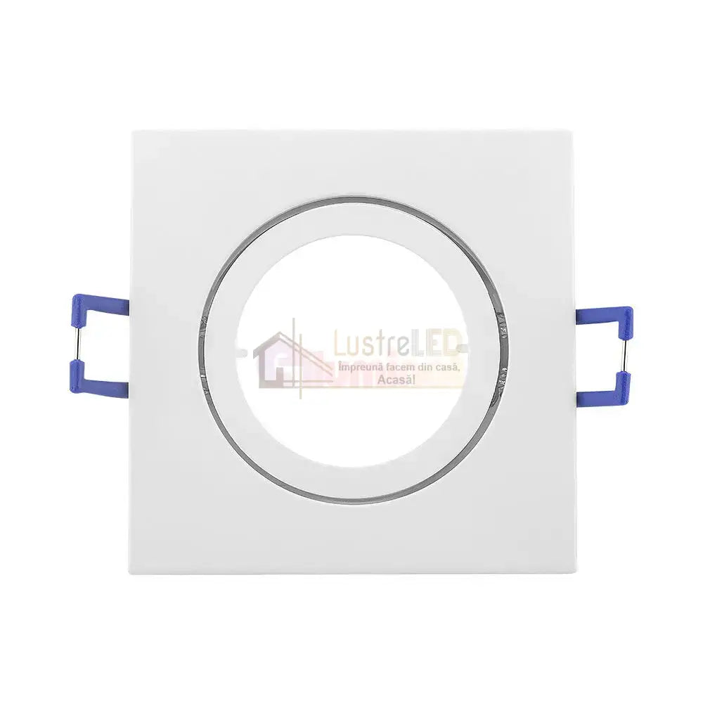 Spot Incastrat Patrat Fascicul Reglabil Alb Dulie MR16 L82xH25mm led ceiling light