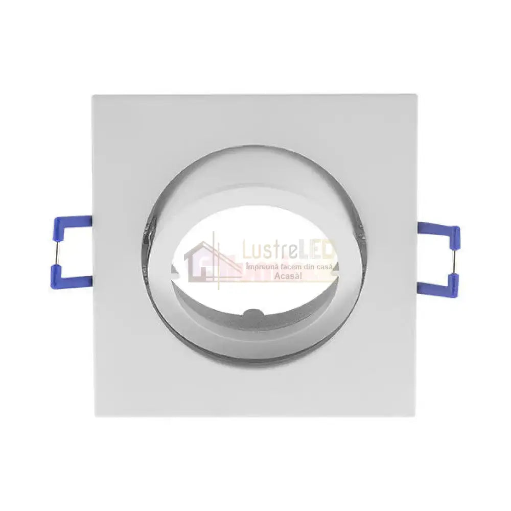 Spot Incastrat Patrat Fascicul Reglabil Alb Dulie MR16 L82xH25mm led ceiling light