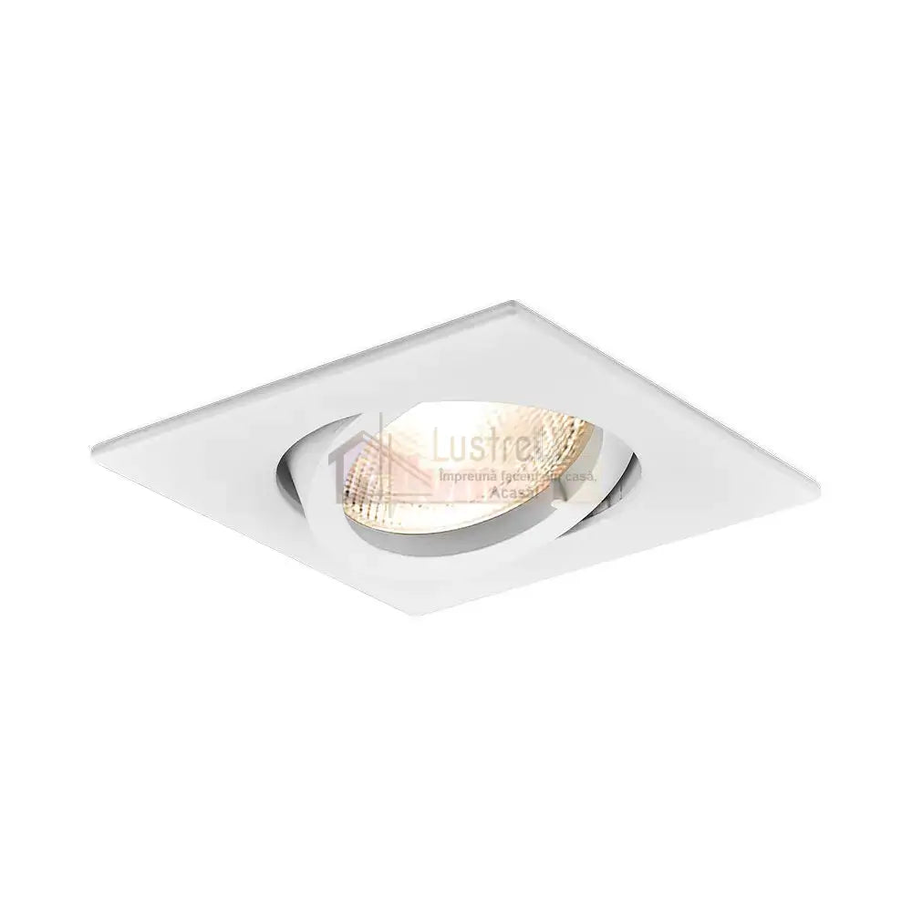 Spot Incastrat Patrat Fascicul Reglabil Alb Dulie MR16 L82xH25mm led ceiling light