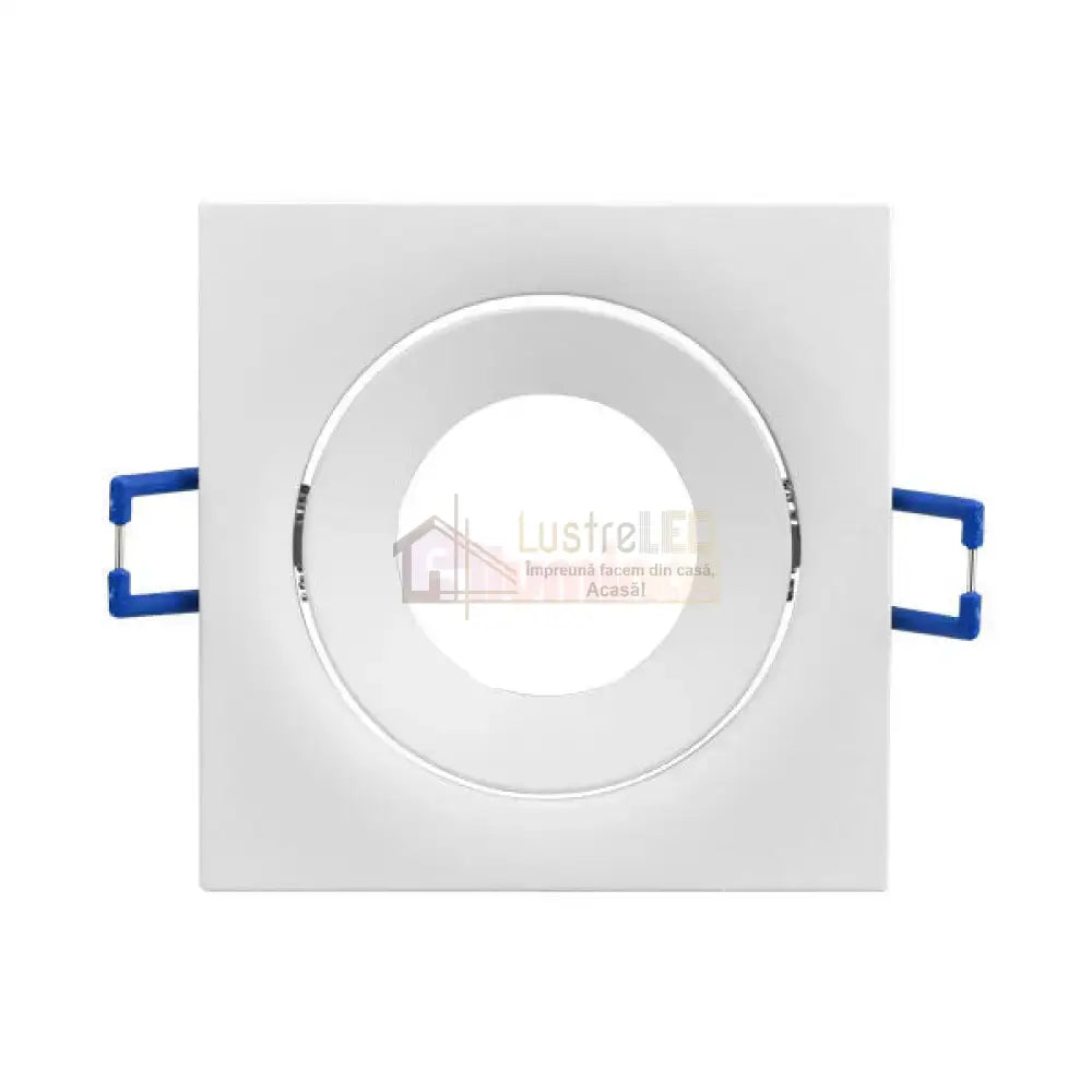 Spot Incastrat Patrat Fascicul Reglabil Alb Dulie MR16 L90xH27mm led ceiling light