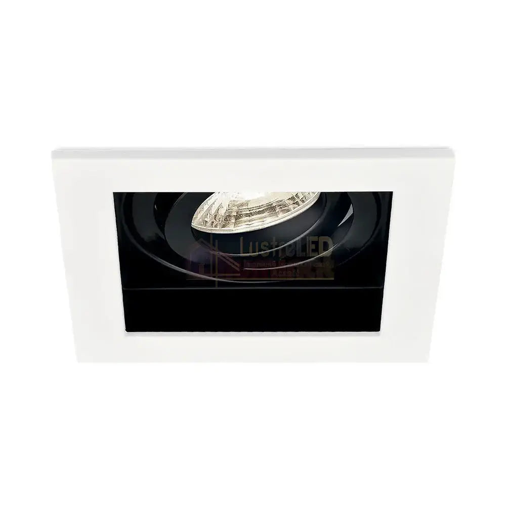 Spot Incastrat Patrat Fascicul Reglabil Alb & Negru Dulie GU10 L100xH30mm led ceiling light