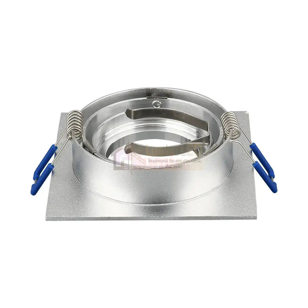 Spot Incastrat Patrat Fascicul Reglabil Argintiu Dulie MR16 L92xH25mm led ceiling light