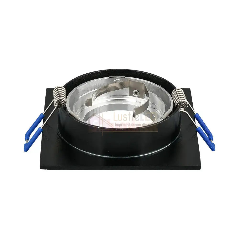 Spot Incastrat Patrat Fascicul Reglabil Negru & Argintiu Dulie MR16 L92xH25mm led ceiling light